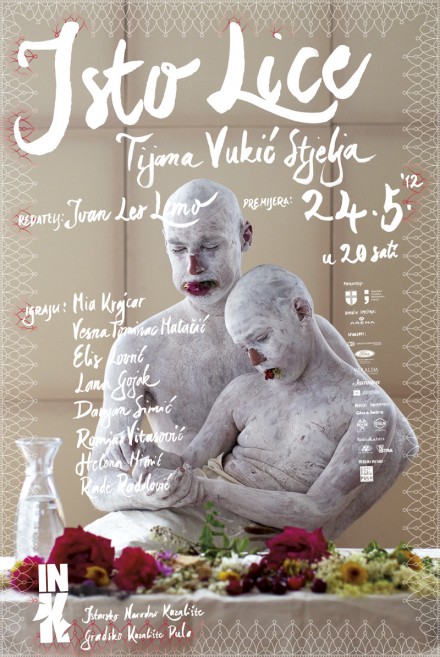 Plakat predstave - Istarsko narodno kazalište - "Isto Lice" (Oleg Šuran, Oleg Morović)